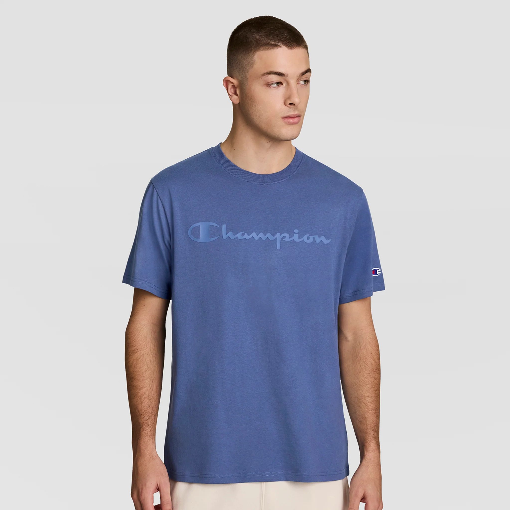 Classic Graphic T-Shirt, Tonal Script Logo