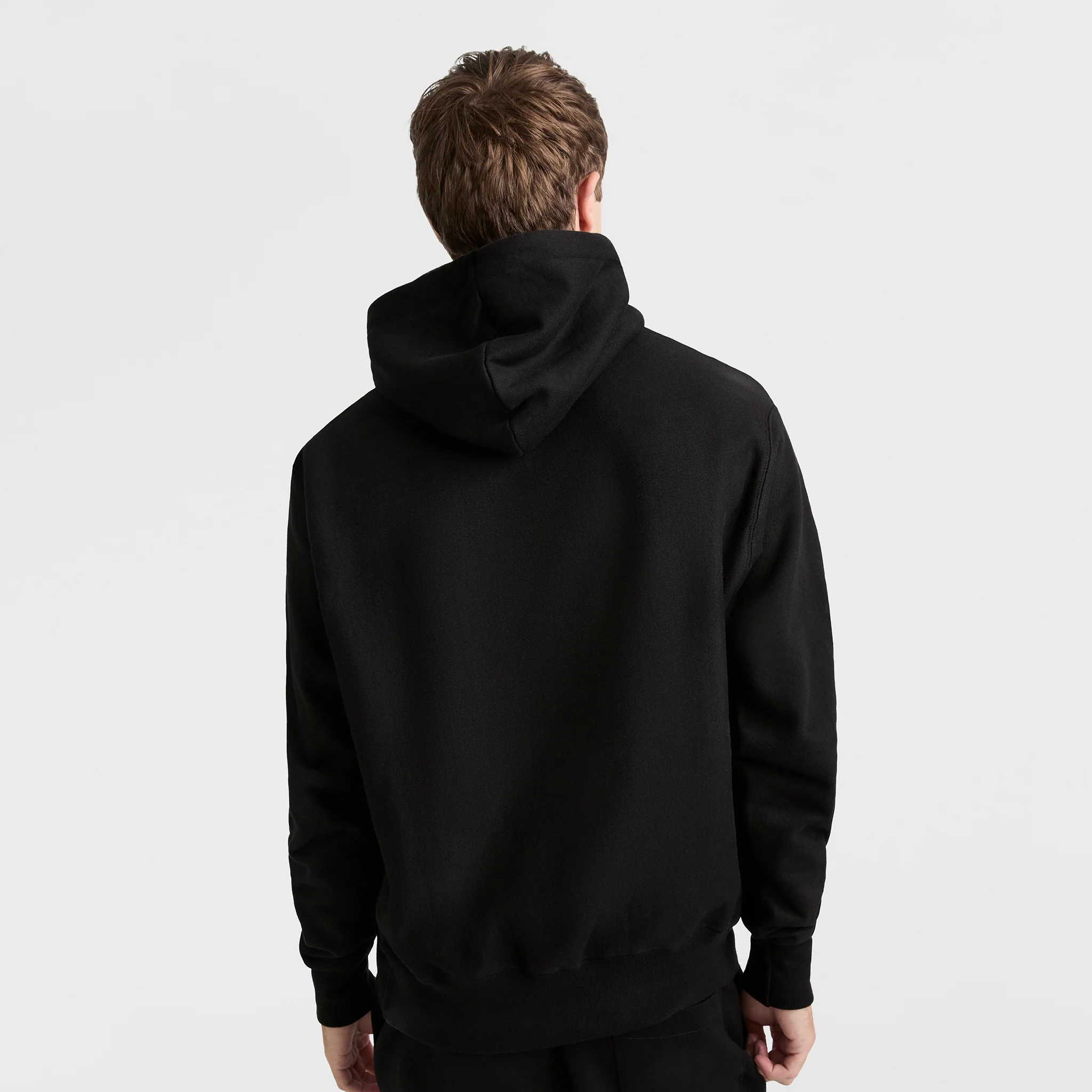 Reverse Weave Small C Hooded Sweatshirt - Image 2