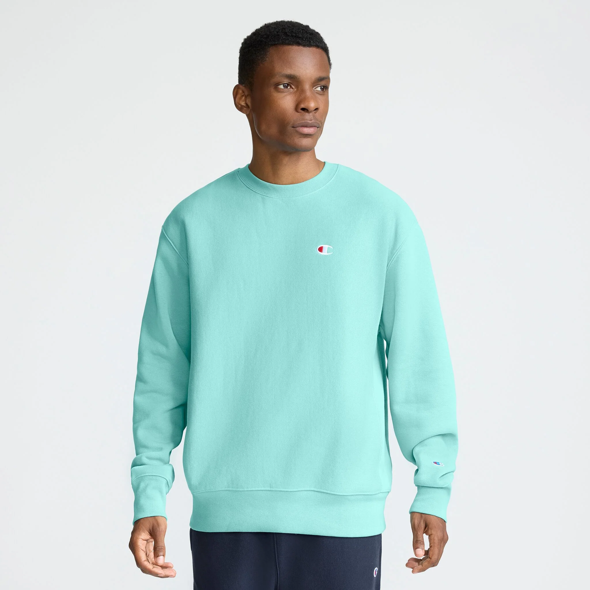 Reverse Weave Crewneck Sweatshirt, C Logo