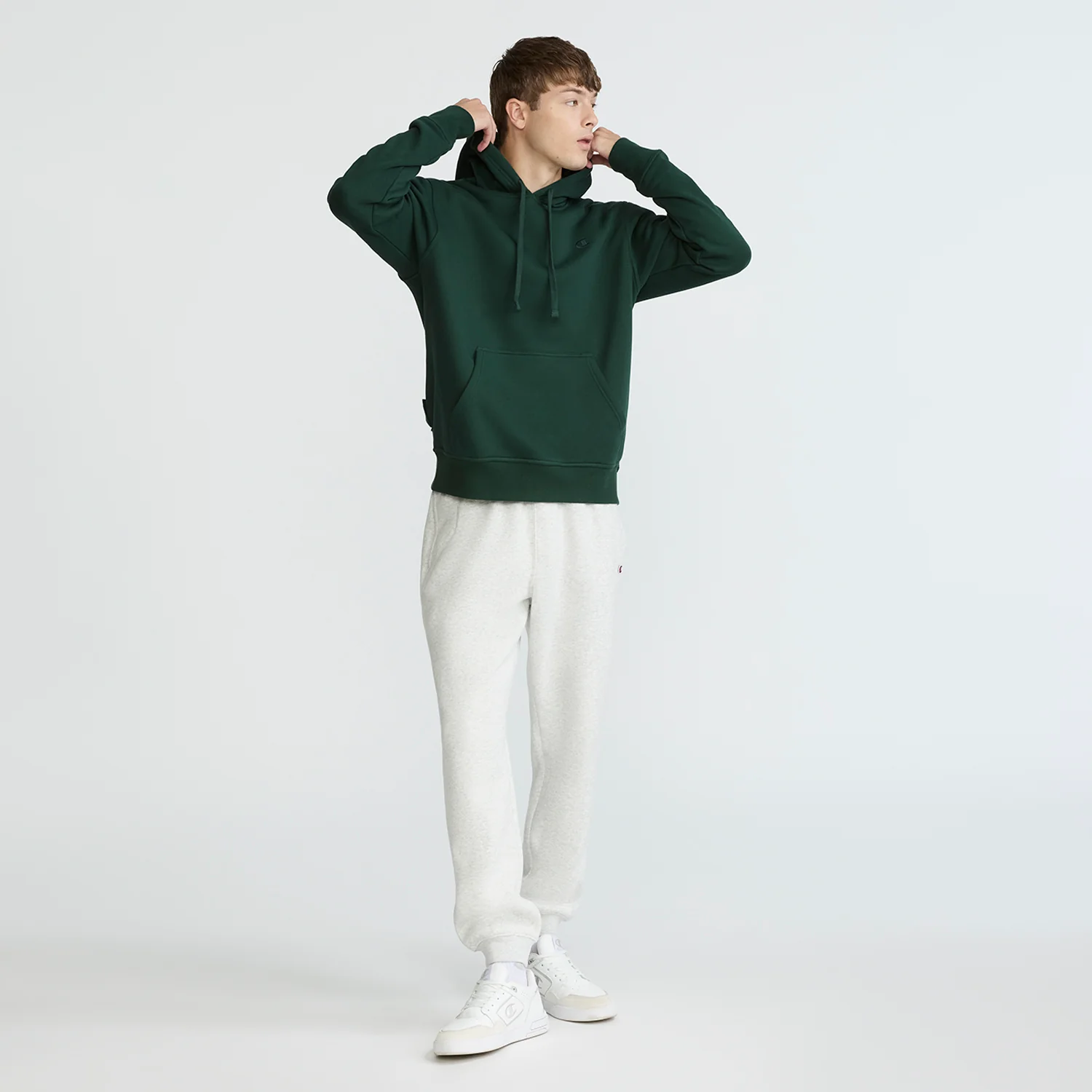 Powerblend Hoodie, C Logo - Image 4